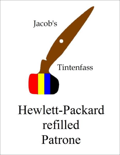 HP 901 XL black refilled